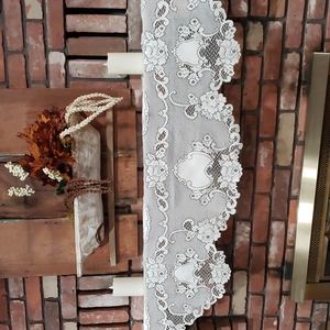 Lace Mantle Runner